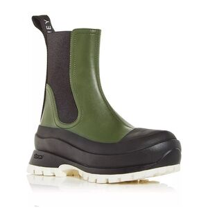 Stella McCartney Women's Trace Chelsea Boots Military Green Size US 6 / EU 36